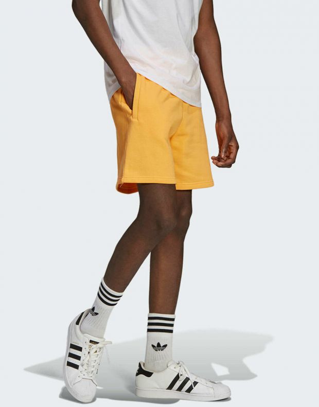 ADIDAS Loungewear Essentials Shorts Yellow - H39976 - 3