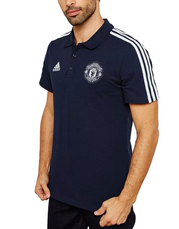 ADIDAS Manchester United 3-Stripes Polo Shirt - CW7664 - 1