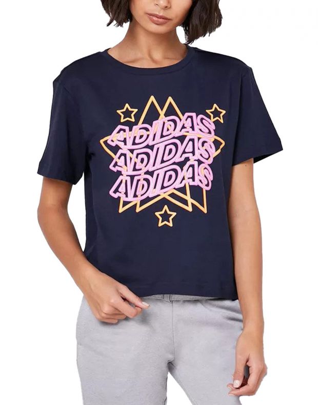 ADIDAS Must Have Star T-Shirt Navy - FJ5018 - 3