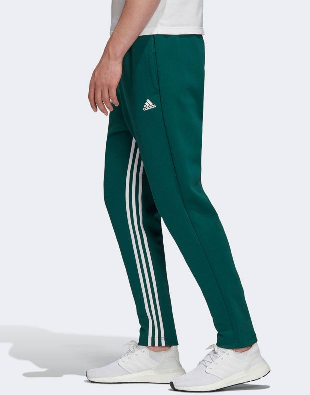ADIDAS Must Haves 3 Striped Tapered Pants Green - FL3907 - 3
