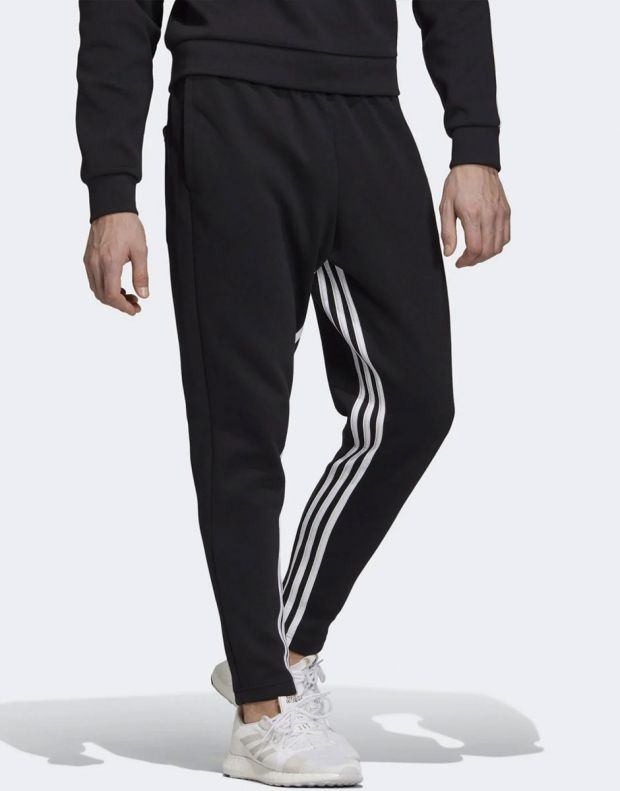 ADIDAS Must Haves 3 Stripes Tapered Pants Black - DX7651 - 4
