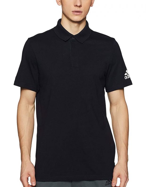 ADIDAS Must Haves Plain Polo Shirt Black - DT9911 - 1