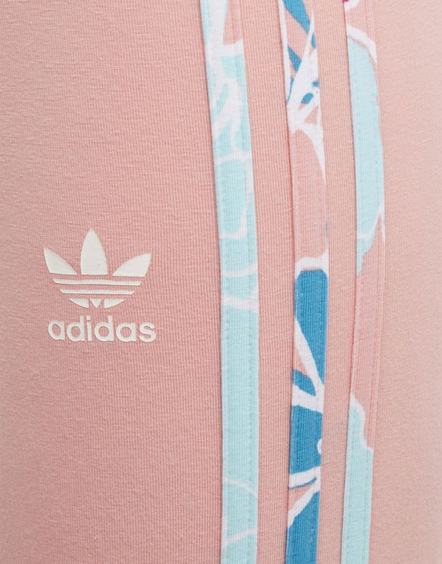 ADIDAS Originals 3-Stripes Floral Leggings Pink - FM6705 - 3
