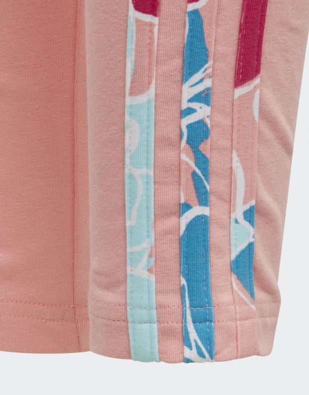 ADIDAS Originals 3-Stripes Floral Leggings Pink - FM6705 - 4