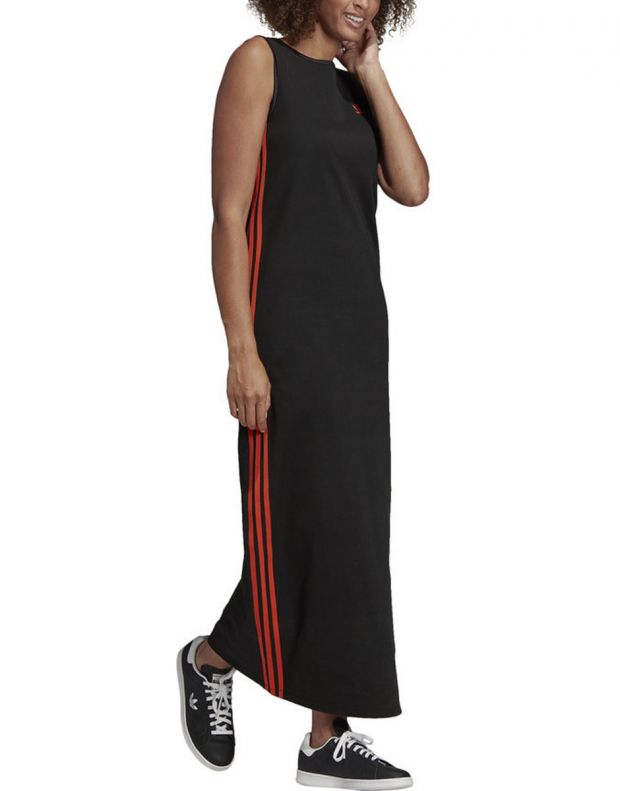ADIDAS Originals 3-Stripes Long Dress Black - DU9943 - 4