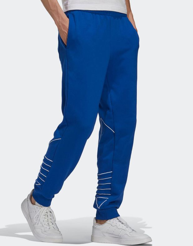 ADIDAS Originals Big Trefoil Outline Sweat Pants Blue - GF0222 - 4