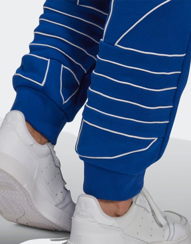 ADIDAS Originals Big Trefoil Outline Sweat Pants Blue - GF0222 - 6