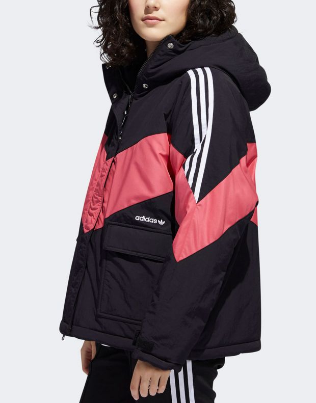 ADIDAS Originals Iconic Winter Jacket Black/Pink - FQ2414 - 3