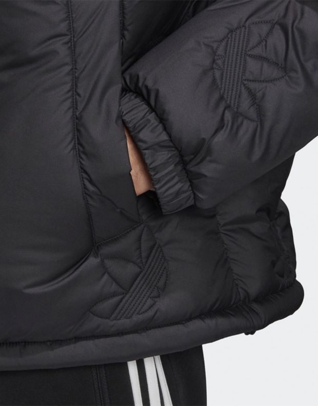 ADIDAS Originals Trefoil Repeat Puffer Jacket Black - GE1332 - 6