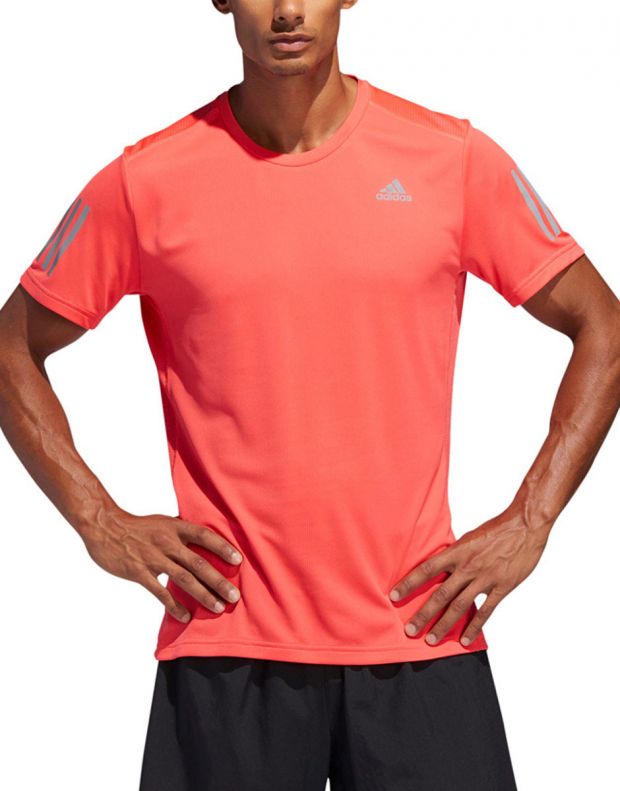 ADIDAS Own The Run Tee Red - DX1314 - 1