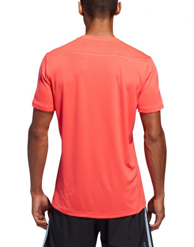 ADIDAS Own The Run Tee Red - DX1314 - 2