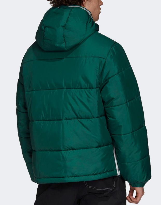 ADIDAS Padded Hooded Puffer Jacket Green - GE1293 - 2
