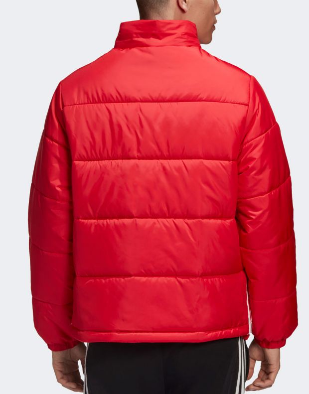 ADIDAS Padded Stand Collar Puffer Jacket Red - GE1344 - 2