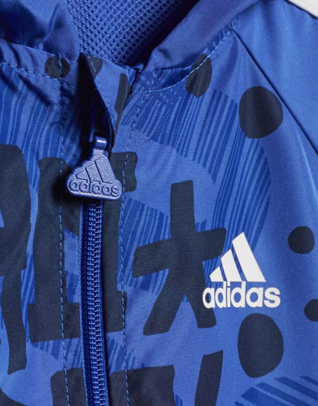 ADIDAS Printed Jogger Track Suit Blue - CF7398 - 6
