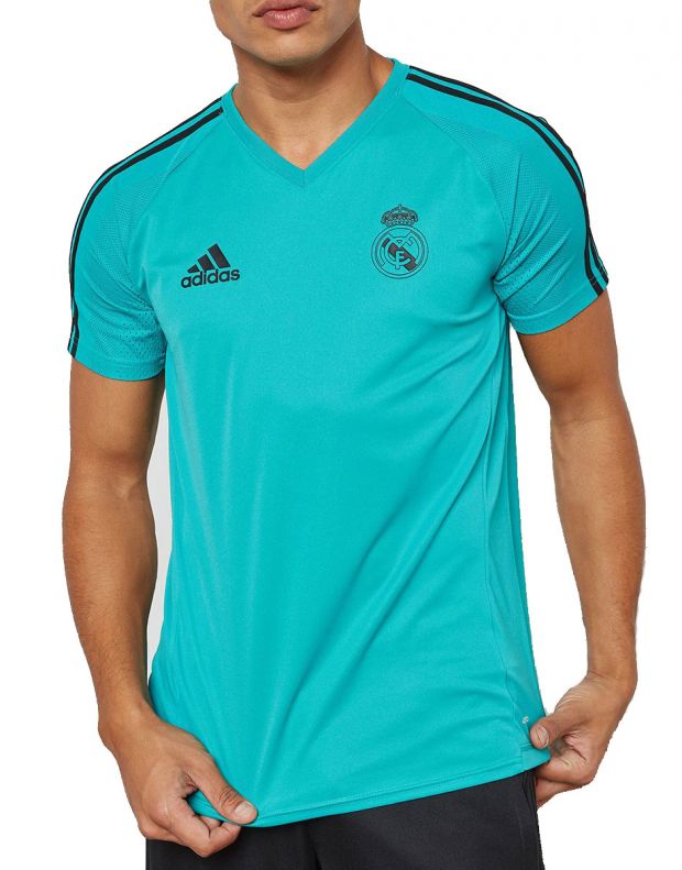 ADIDAS Real Madrid Traininig T-Shirt Blue - BR8880 - 1