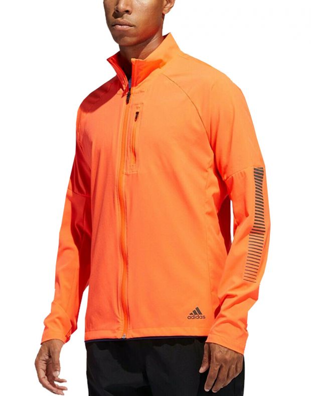 ADIDAS Rise Up N Run Jacket Orange - FL6828 - 1