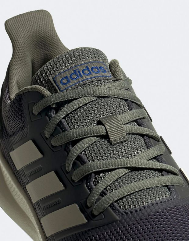 ADIDAS Runfalcon Shoes Grey/Olive - EG8617 - 7
