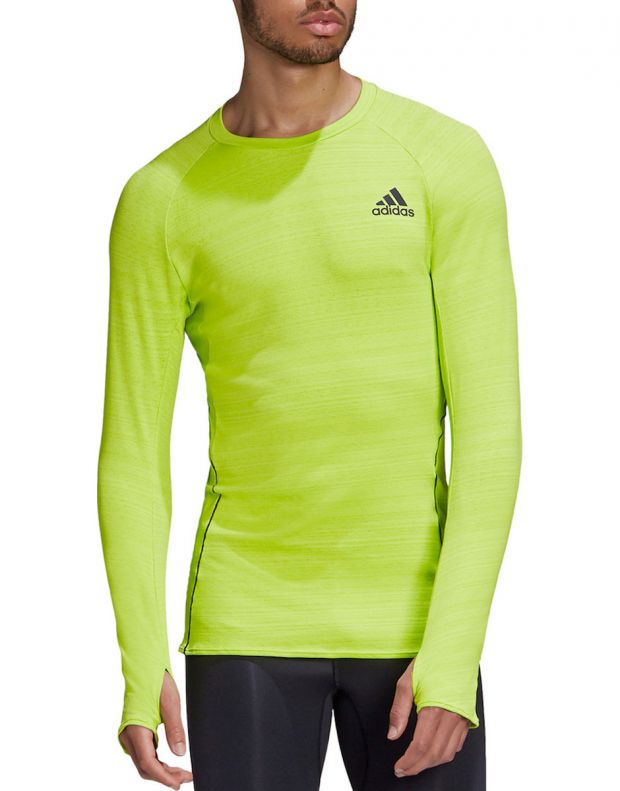ADIDAS Runner Long Sleeve Tee Green - GC6731 - 1