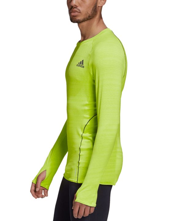Adidas long sleeve green top clearance
