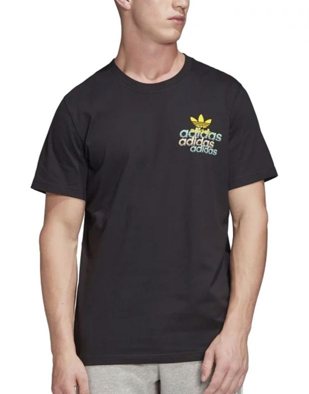 ADIDAS Shattered Embroidered Tee Black - FM3341 - 1