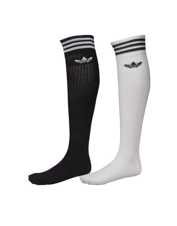 ADIDAS Solid Knee Socks 2 Pairs - AZ1488 - 1