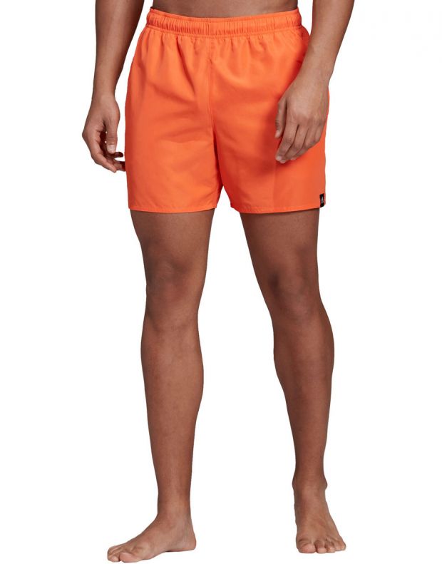ADIDAS Solid Swim Shorts Orange - DQ3029 - 1