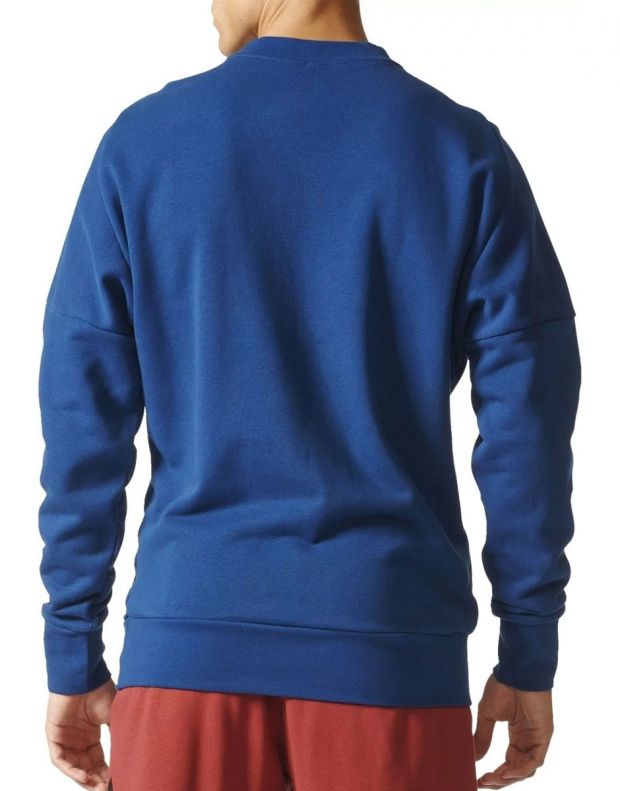 ADIDAS Sports ID Branded Crew Sweater Blue - S98762 - 2