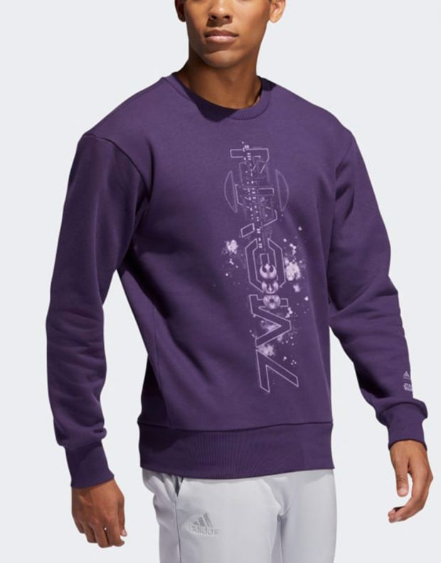 ADIDAS Star Wars Crew Sweatshirt Purple - FN3233 - 4
