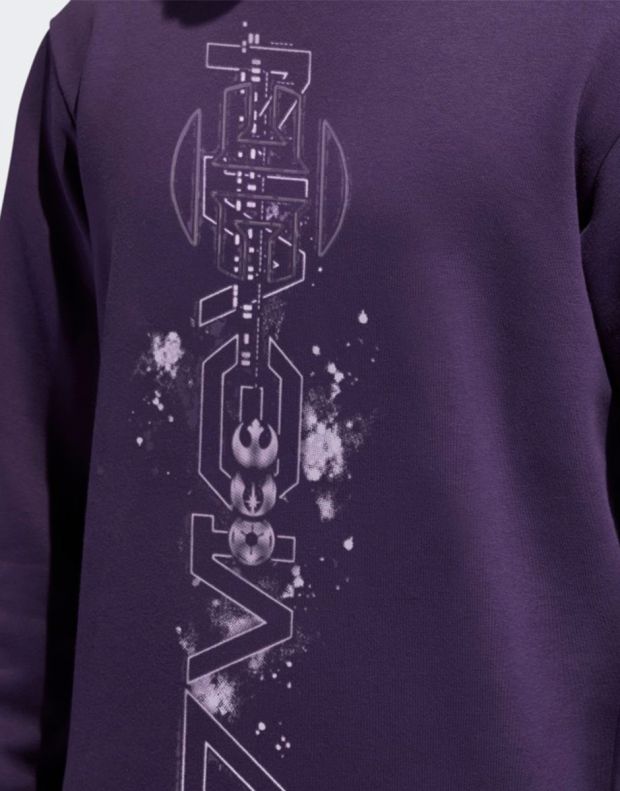 ADIDAS Star Wars Crew Sweatshirt Purple - FN3233 - 5
