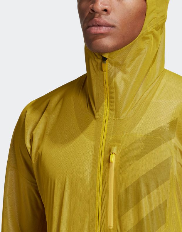ADIDAS TERREX AGR Rain Jacket Yellow - GH4877 - 6
