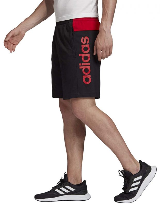 ADIDAS Tentro Shorts Black/Red - FQ6681 - 3