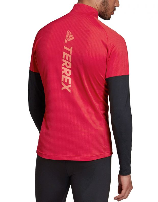 ADIDAS Terrex Agravic XC Long Sleeve Sweatshirt Red - FT9986 - 2
