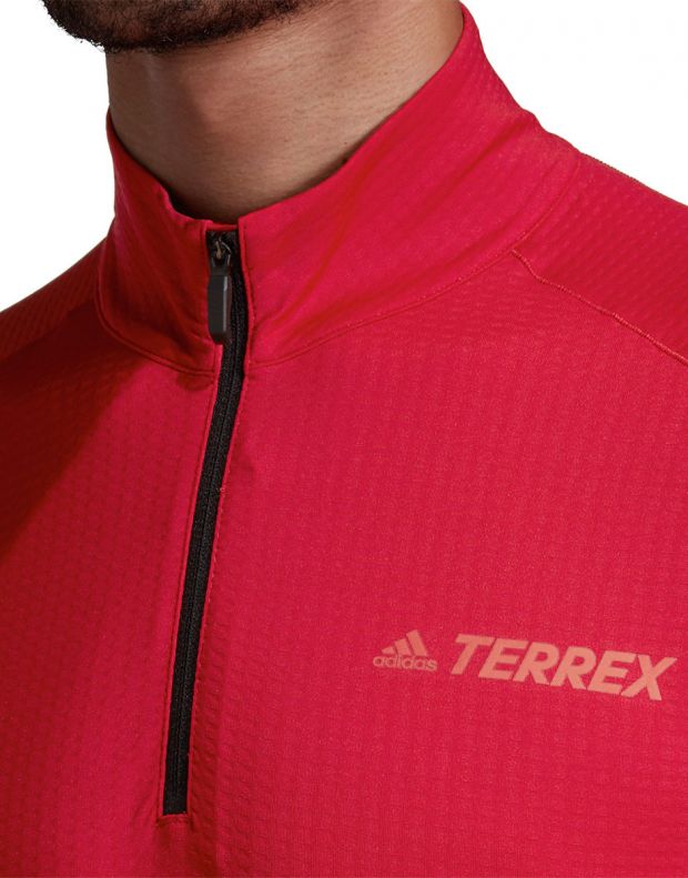 ADIDAS Terrex Agravic XC Long Sleeve Sweatshirt Red - FT9986 - 5