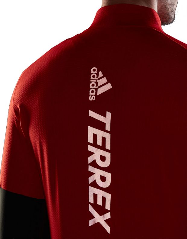 ADIDAS Terrex Agravic XC Long Sleeve Sweatshirt Red - FT9986 - 7