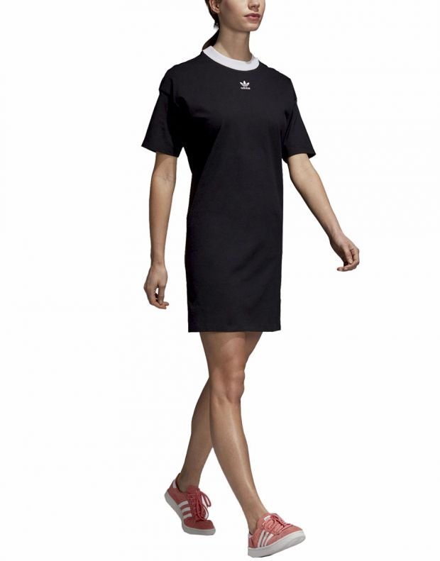 ADIDAS Originals Trefoil Cotton Dress Black - DH3184 - 1