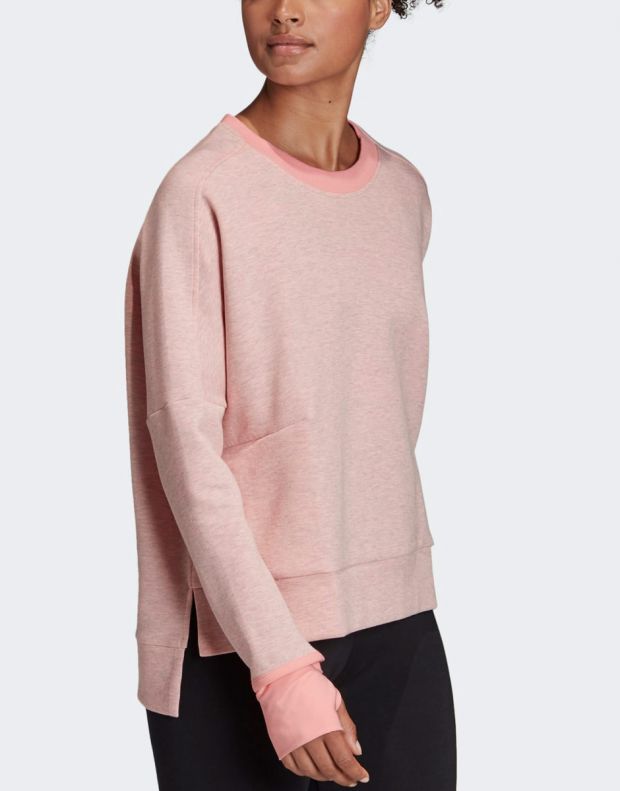 ADIDAS  Versatility Crew Sweatshirt Glory Pink  - FL4205 - 3