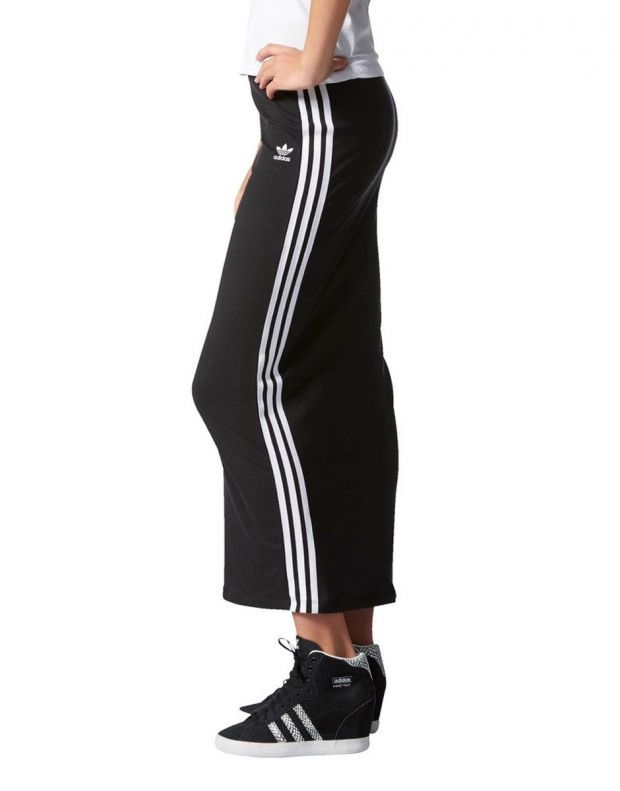 ADIDAS Women 3 Stripes Long Skirt Black - AY5252 - 3