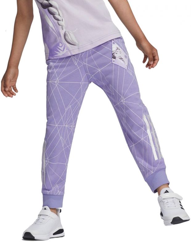 ADIDAS Х Frozen 2 Slim Leg Pants Purple - GD3716 - 1