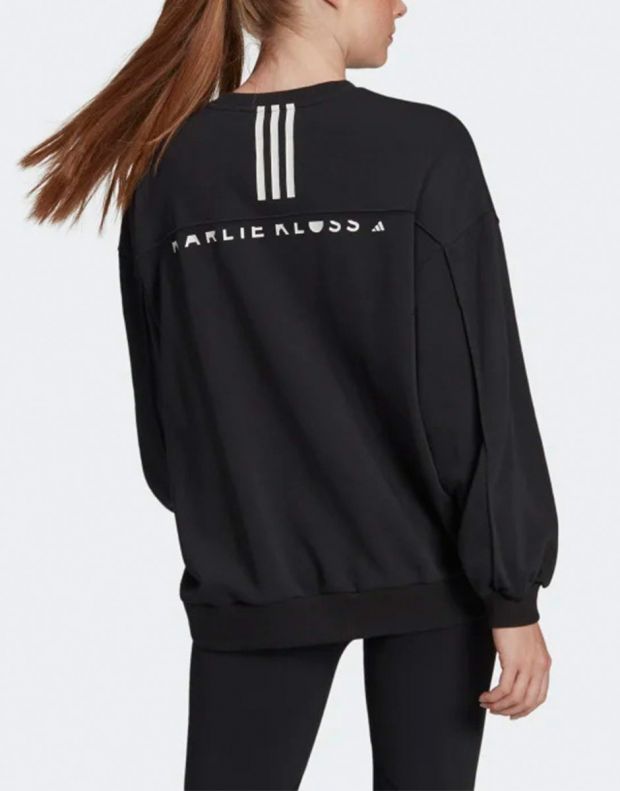 ADIDAS x Karlie Kloss Crew Sweatshirt Black - GQ2855 - 2