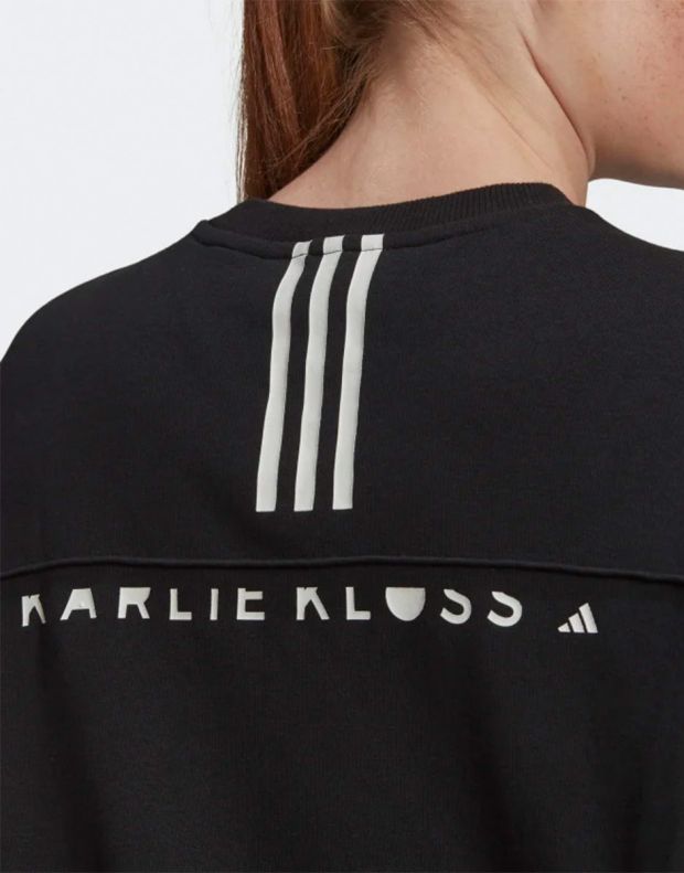ADIDAS x Karlie Kloss Crew Sweatshirt Black - GQ2855 - 4