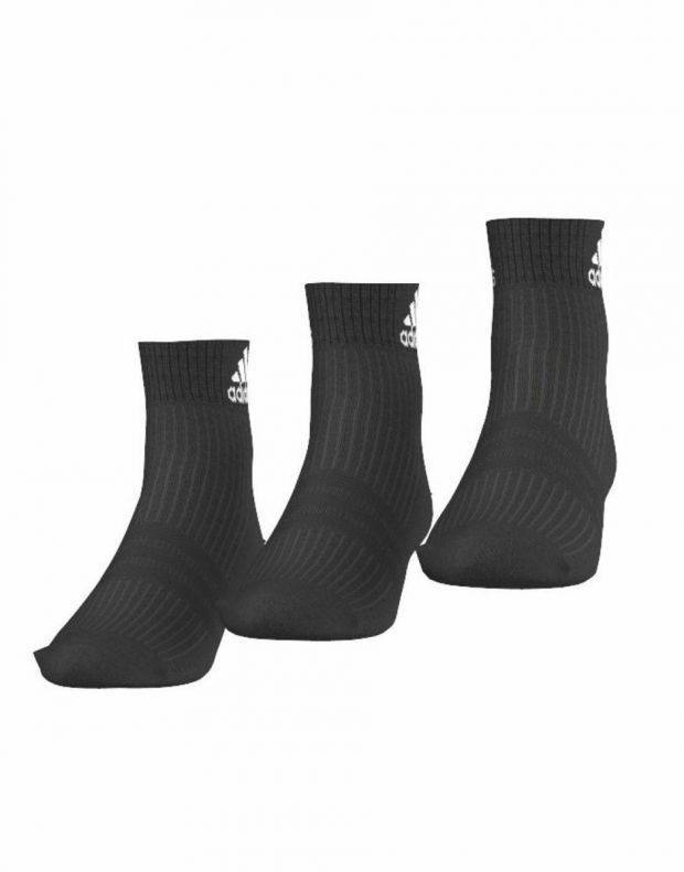 ADIDAS 3S Performance Ankle Socks Black - AA2286 - 3