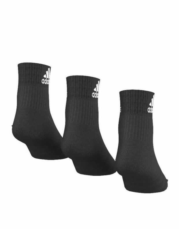 ADIDAS 3S Performance Ankle Socks Black - AA2286 - 4