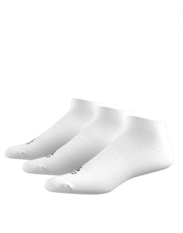 ADIDAS 3-pack No Show Socks White - AA2311 - 2