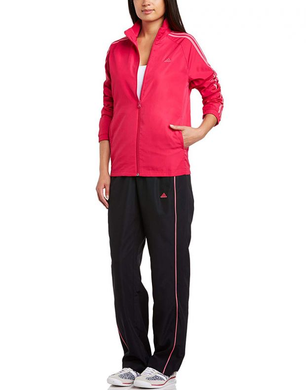 ADIDAS Ess 3S Woven Tracksuit Pink - M67658 - 1
