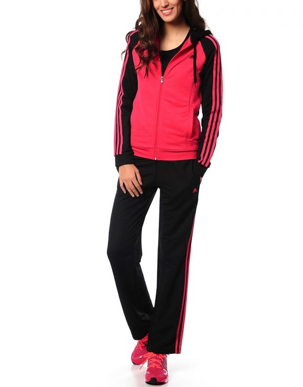 ADIDAS Young Knit Tracksuit Pink - F49378 - 1