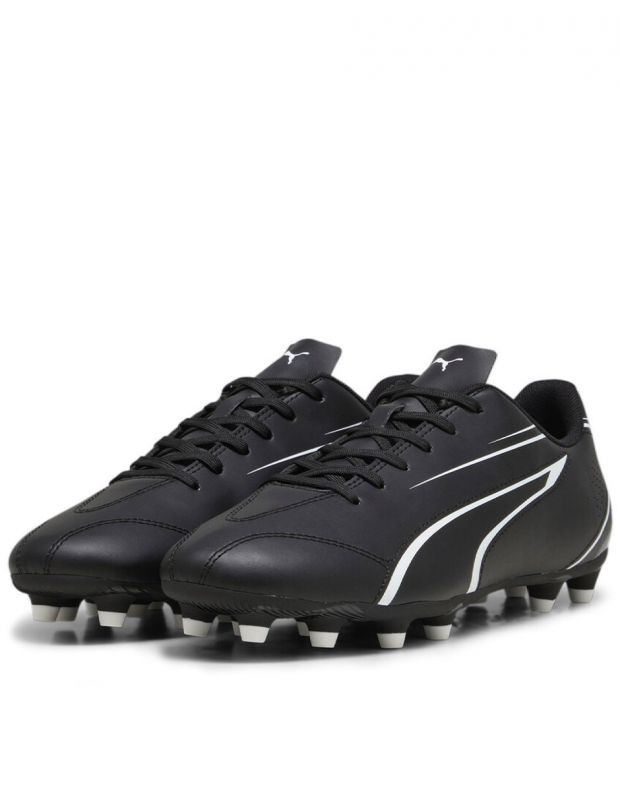PUMA Vitoria Firm Ground/Artificial Grass Football Shoes Black - 107483-01 - 4