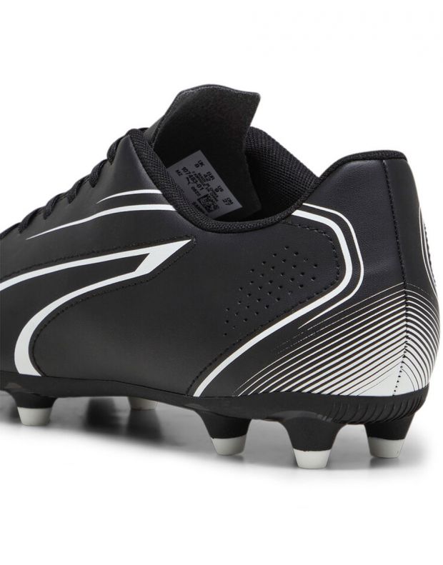 PUMA Vitoria Firm Ground/Artificial Grass Football Shoes Black - 107483-01 - 6