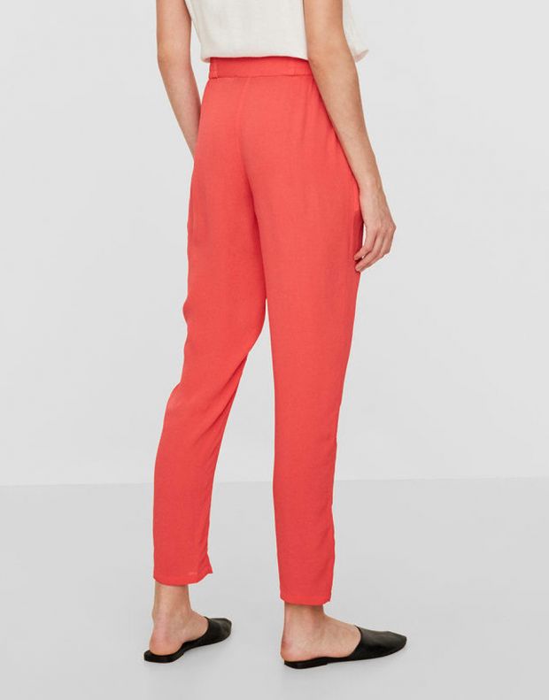 VERO MODA Cameo Bow Pant Red - 84156/red - 4