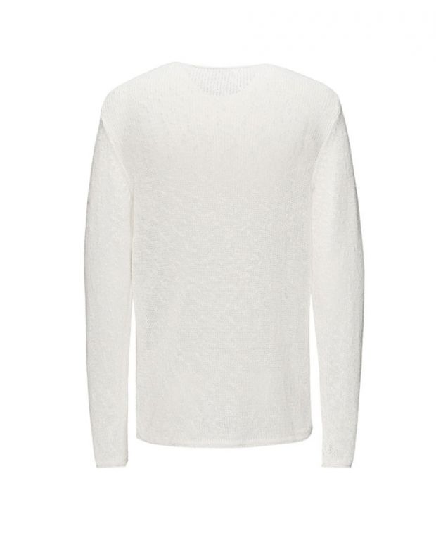 JACK&JONES Classic Knitted Pullover White - 03859/white - 3