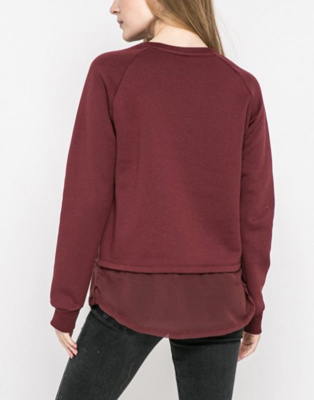 FRESH MADE Two Layer Blouse Bordo - 542/red - 3